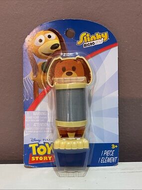 Toy Story - Slinky Microdog Toy - Brown, Yellow, Blue